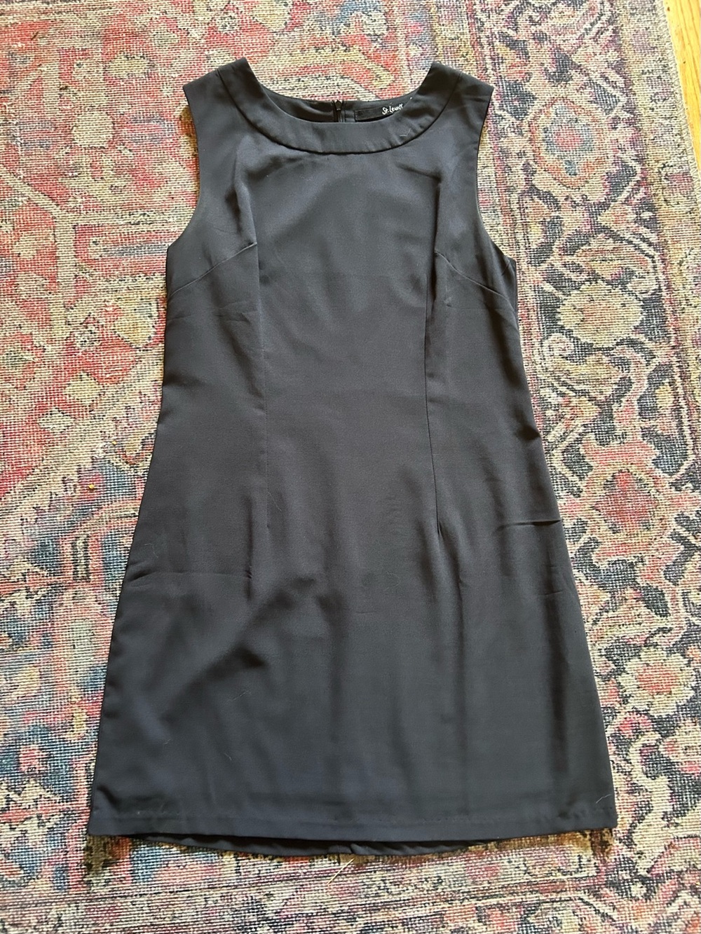 St. Lenny Charcoal Sleeveless Shift Dress